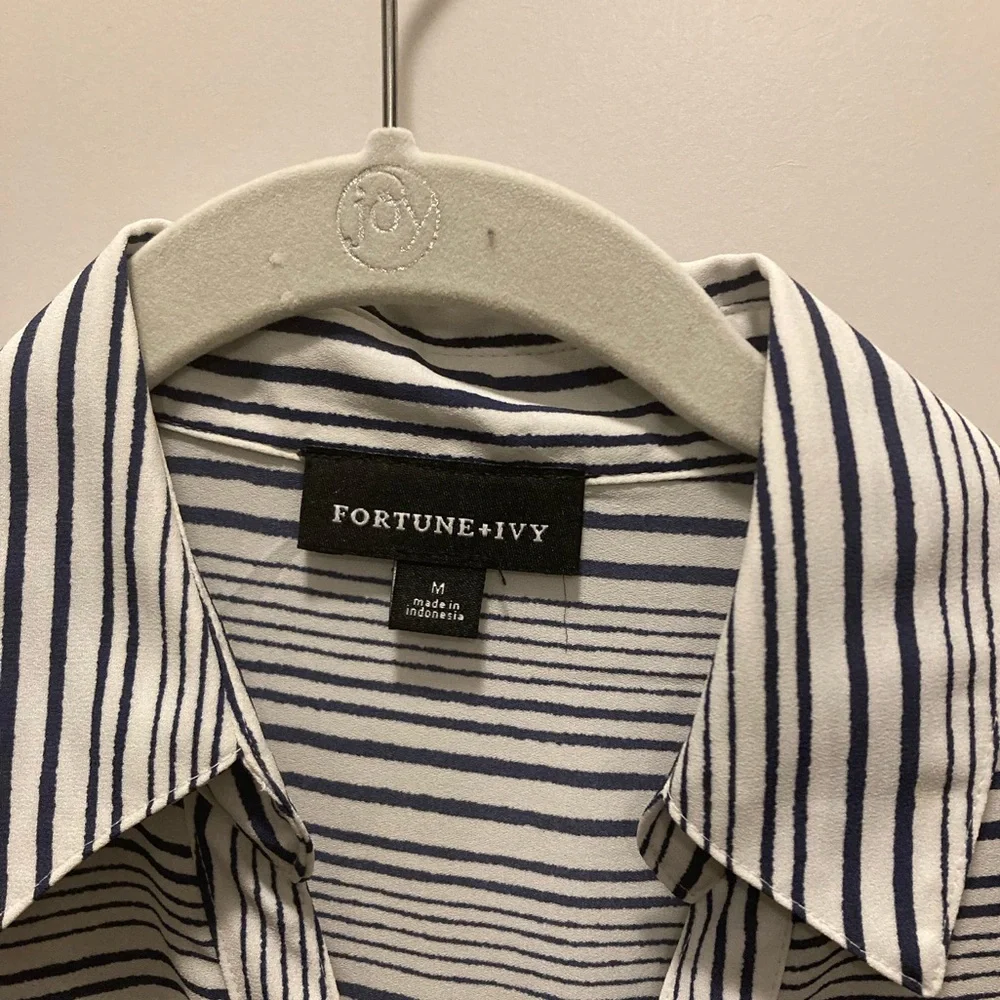 STITCH FIX Fortune + Ivy Christelle Button-Down Blouse - Picture 2 of 4